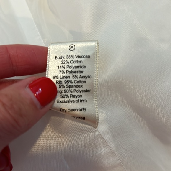 Truth & Pride Ivory Tweed Blazer, XS - Picture 12 of 16